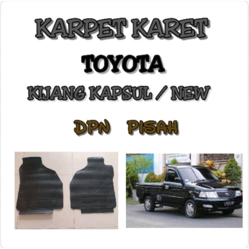 Karpet alas  mobil kijang kapsul pick up depan