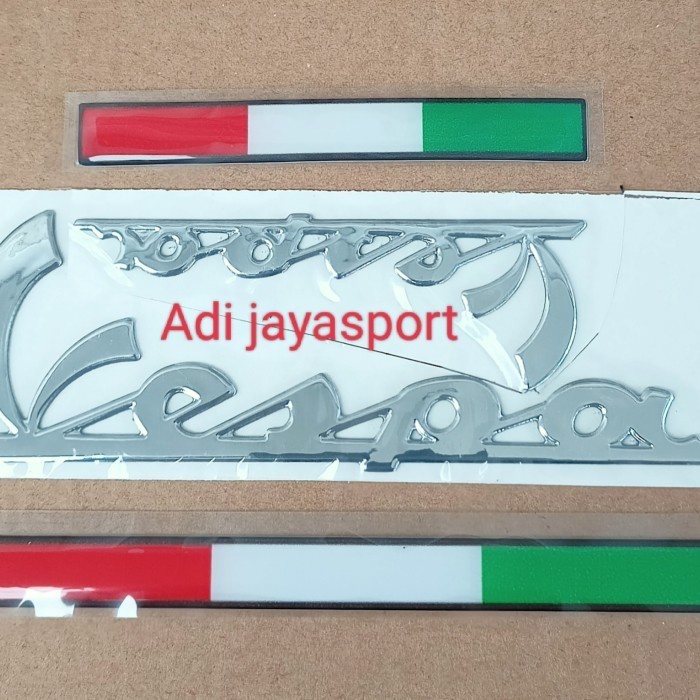 Terlaris Emblem Tulisan Vespa Buat Motor Uwinfly T3/Aksesoris Motor Listrik - Emblem Vespa