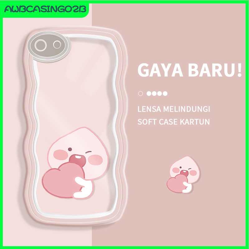 Casing Ponsel untuk OPPO A57 2016 PRO 4G/5G A53S A77S A59 F19S RENO 6 8 5 4 A11S Case Kartun Lucu Be