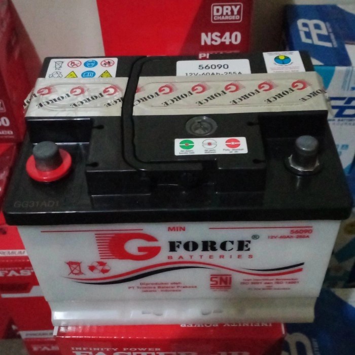 Aki G Force 56090 /Din 55R / Din 56010 R 12v 60ah