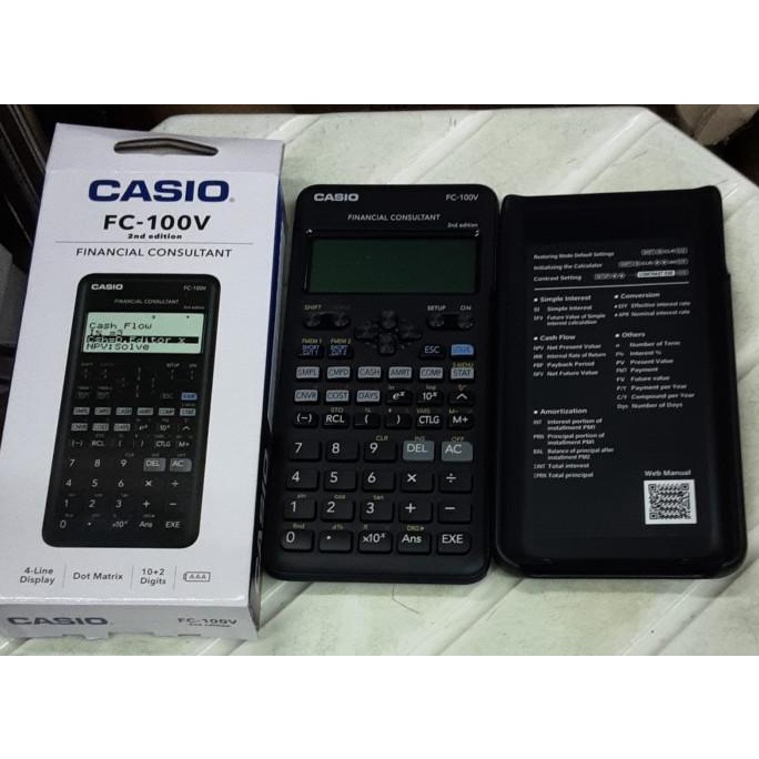 

Casio FC 100 V / Calculator Financial