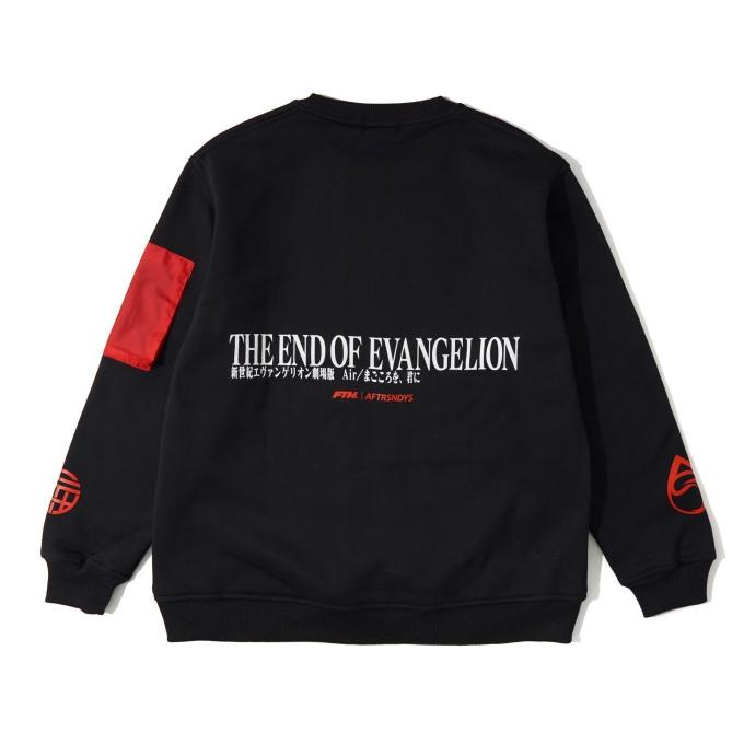 CREWNECK | POCKET MERAH | EVANGELION X AFTRSNDYS X FTH