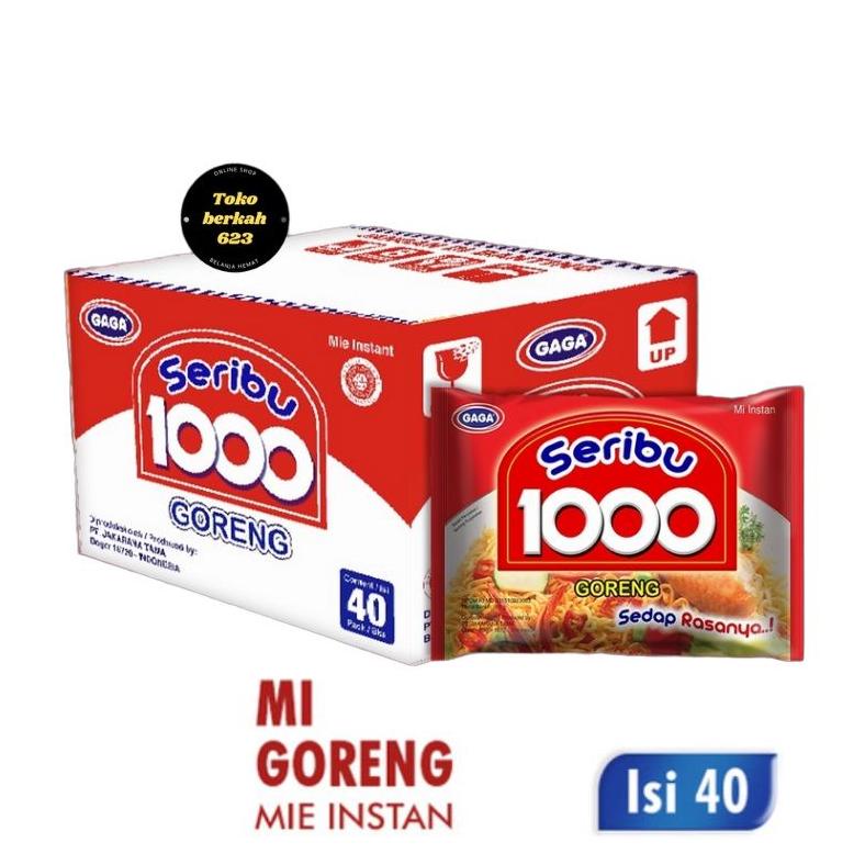 

1 Dus MIE GAGA 1000 GORENG 50gr Isi 40 Pcs Best Seller