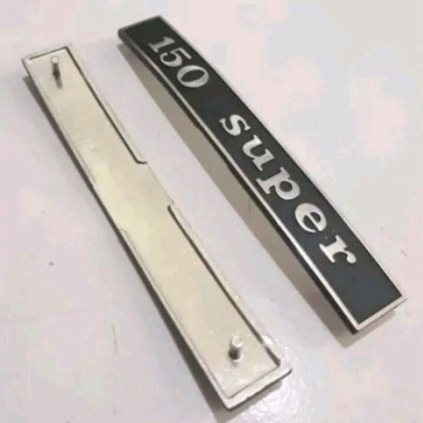 emblem original 150 super untuk belakang vespa super