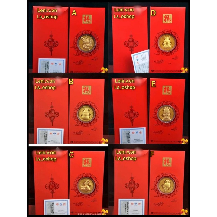 

Angpao Imlek Emas 2023 Kelinci Rabbit Red Pocket Sincia Ampau Tahun Br