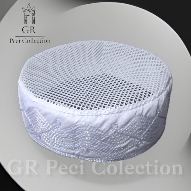 NEW PECI KOPIAH IKAF MADINAH JARING TERBAIK PREMIUM TINGGI 5/6 CM TERLARIS / PECI MADINAH JARING