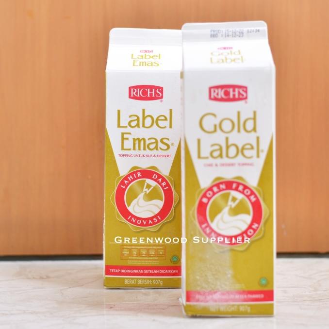 

Richs Gold Label Whipping Cream - 907G [PCS] tab02