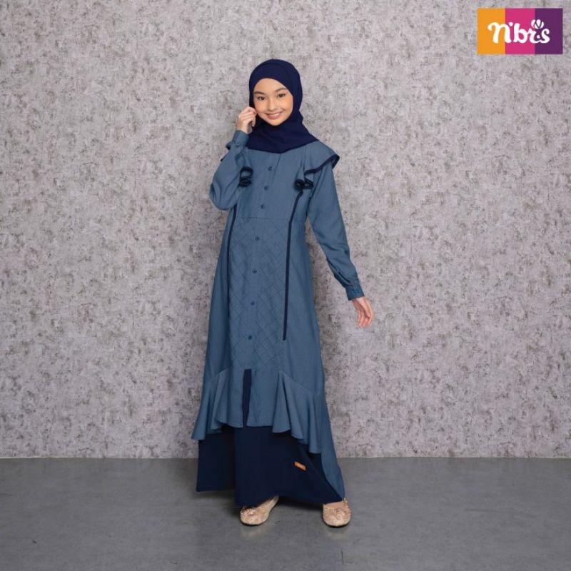Estela Teen Baju Gamis Nibras Remaja