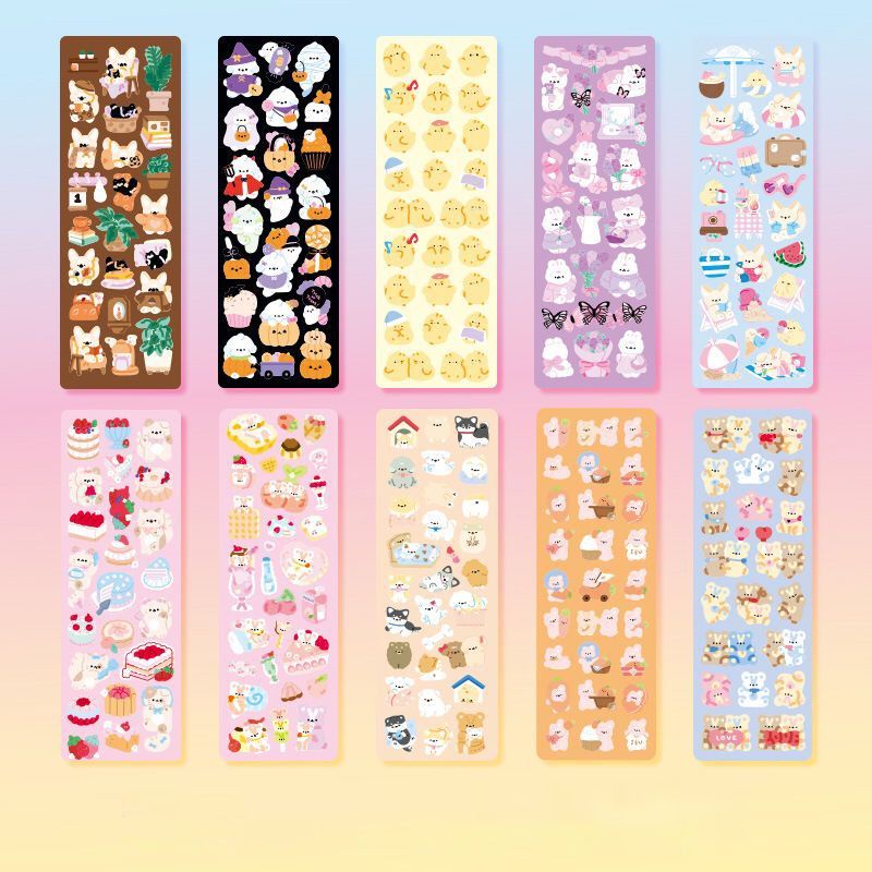 

Stiker Kilap - Series A Sticker Anak Lucu Gemoy Korea Funny Cartoon Bagus Murah Stiker Scrapbook Jurnal DIY Planner Tumbler Decor Aesthetic