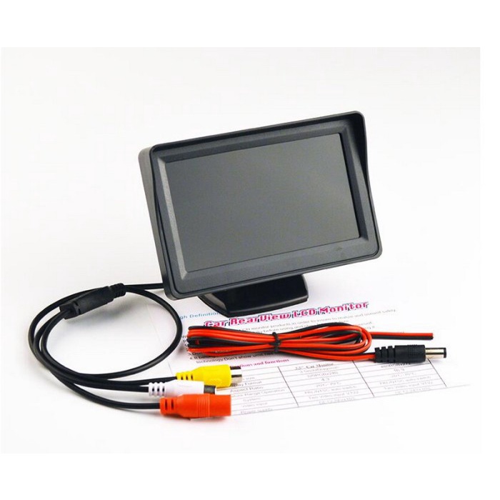 Terlaris Monitor Lcd Mini Kecil 4,3 4.3 Inch Untuk Tv Dvd Stb Dvb Kamera Mundur