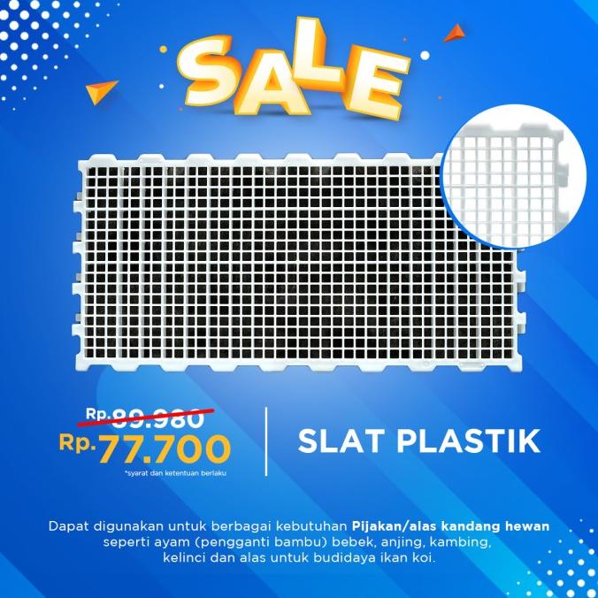 Slat Plastik - Pijakan / Alas Kandang Untuk Anjing Kucing Kambing