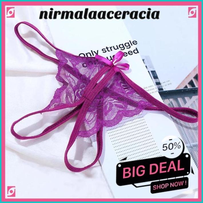 SEXY G STRING LINGERIE MINI THONG OPEN CROTCH CELANA DALAM GIRL  