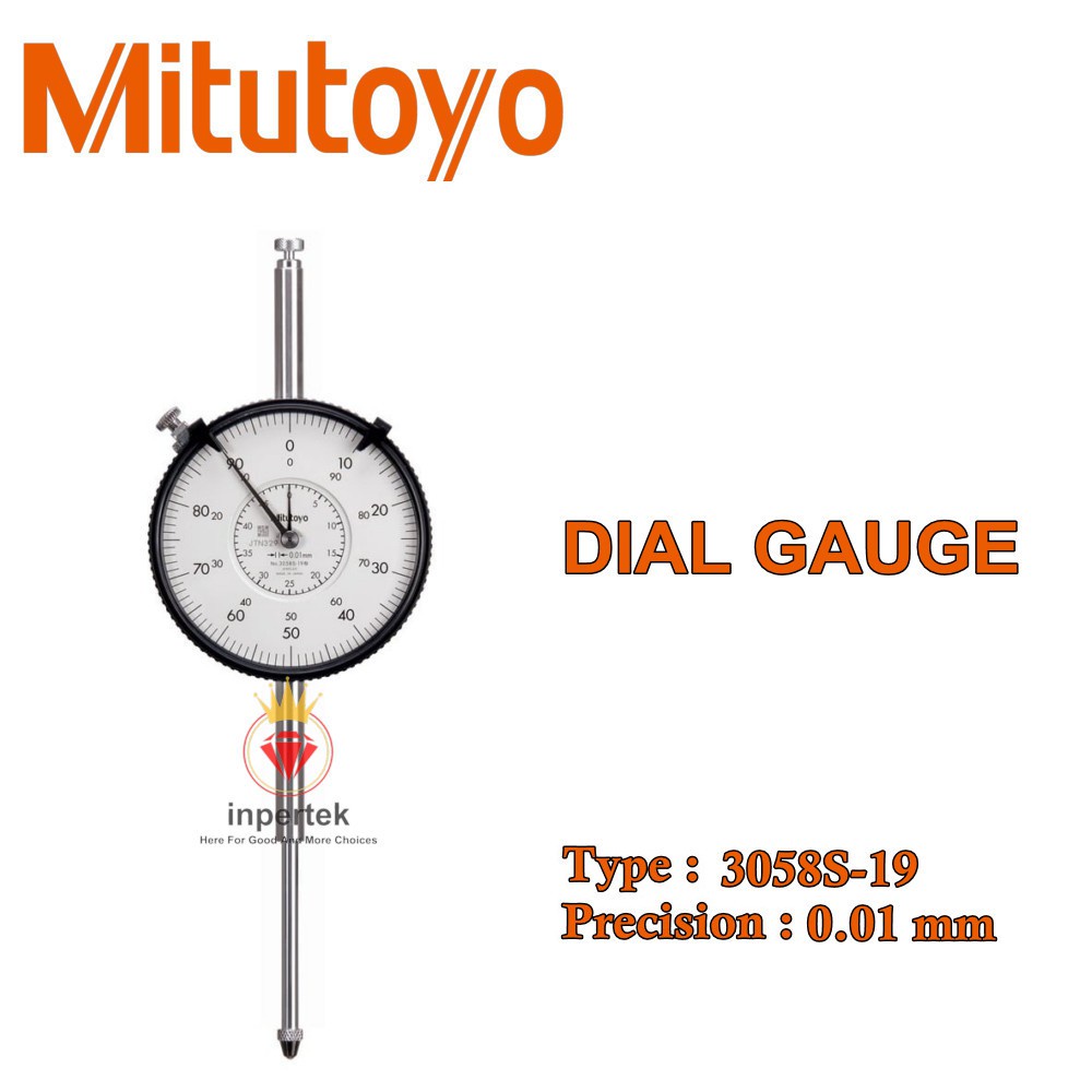 Dial MITUTOYO 3058S-19 Dial Gauge Mitutoyo ORI Dial indicator Alat Ukur