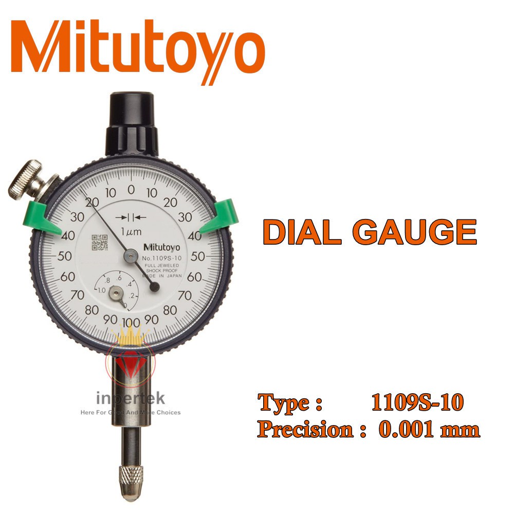 Dial MITUTOYO 1109S-10 Dial Gauge Mitutoyo ORI Dial indicator Alat Ukur