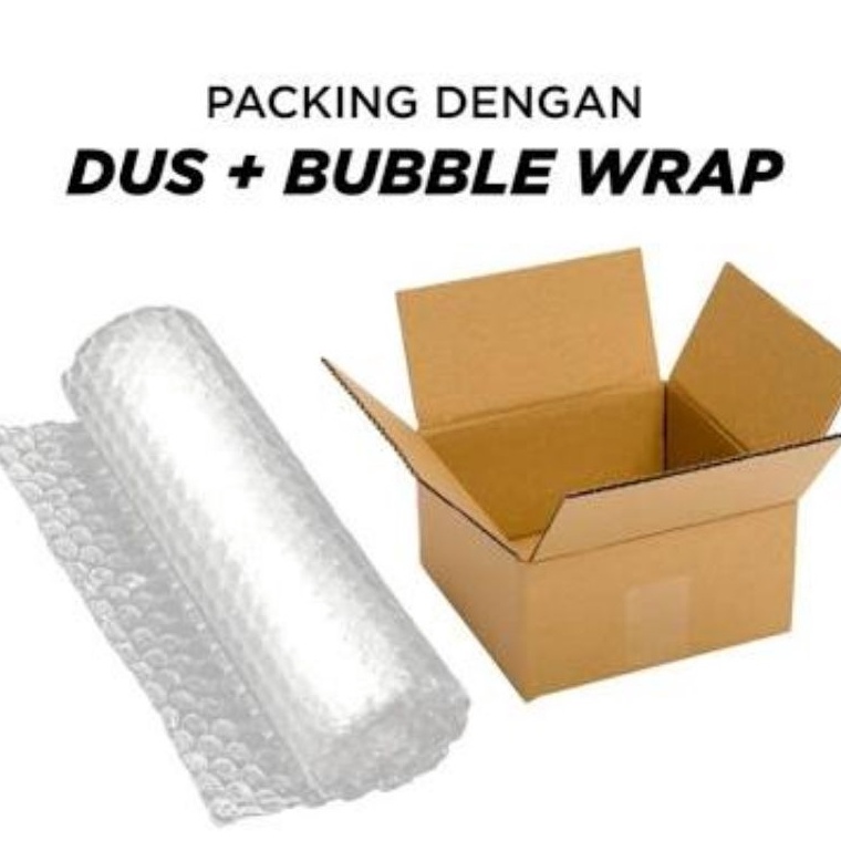 

☊ packing kardus dan tambahan bubble warp 43