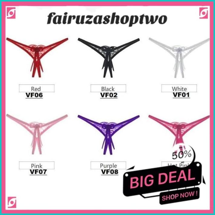 CELANA DALAM WANITA SEXY GSTRING VF BAHAN BERKELAS