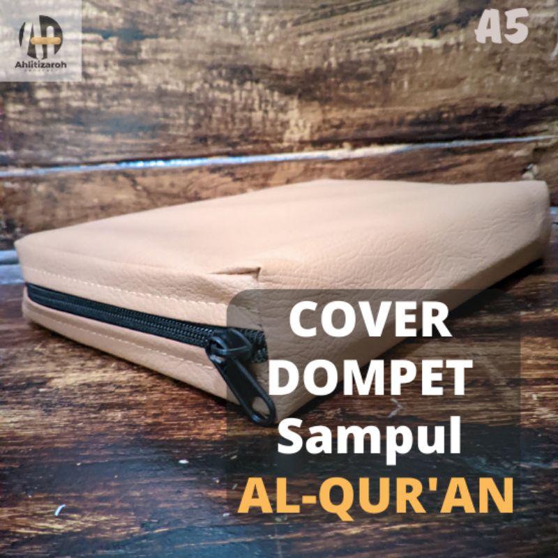 Cover Sampul Al-qur'an | Sarung Sampul Al-qur'an | Dompet Sampul Al-qur'an Resleting Untuk Uk A5 Ter