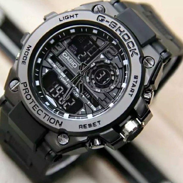 LANGSUNG ATC JAM TANGAN PRIA GSHOCK GST-8600 CASIO G SHOCK GST8600 METAL RUBBER ANTI AIR