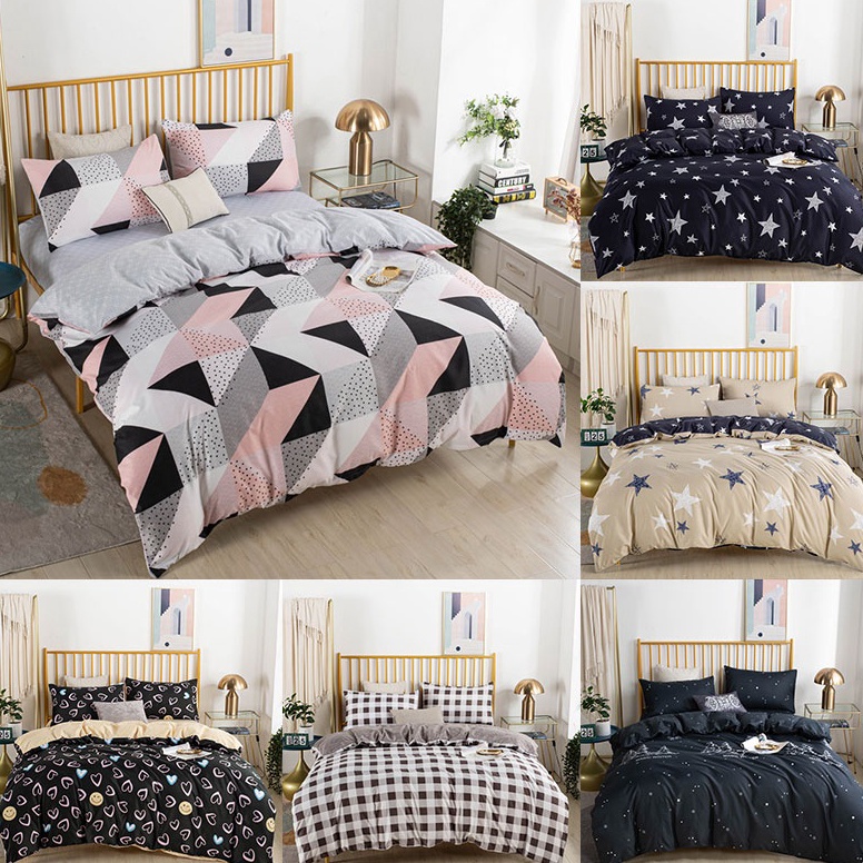 TERPERCAYA BIG SALE COD Kado Pernikahan Sarung Selimut/BedCover Katun Import Sarung BedCover Hilton 