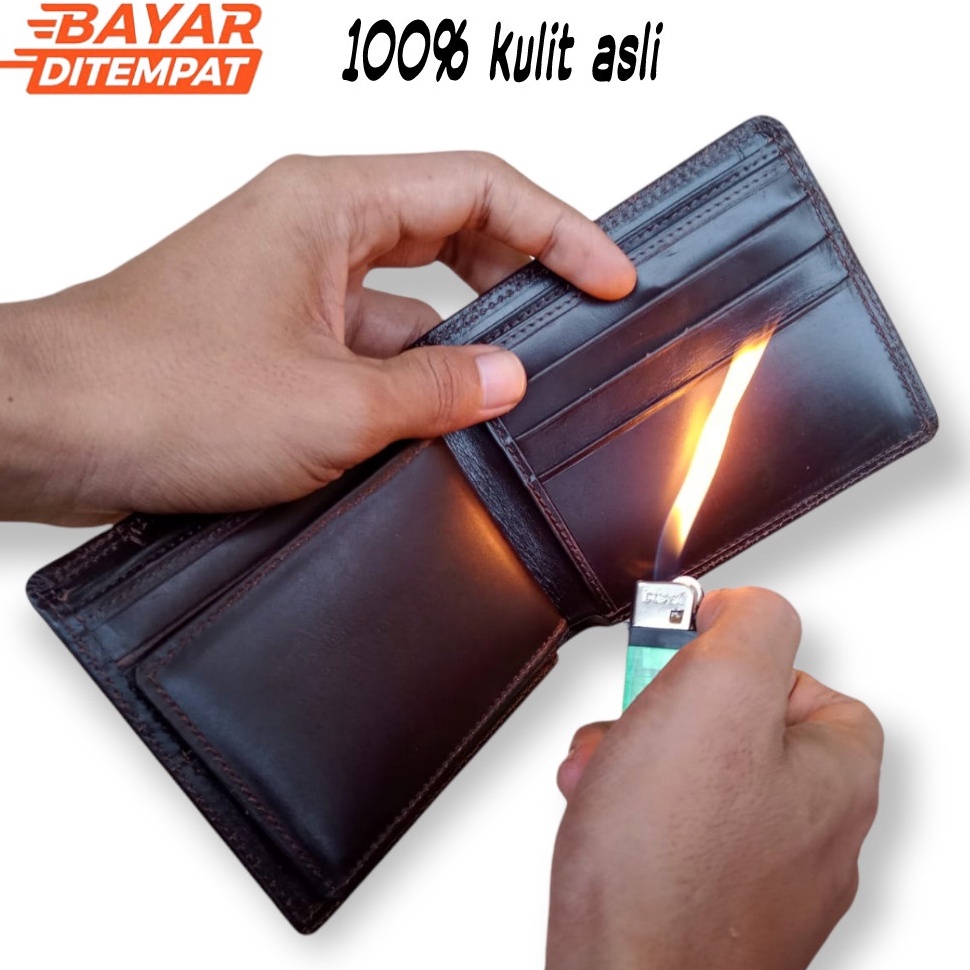 NEW STOCK Dompet Pria 100% Kulit Asli// Dompet Pria Kulit Asli // Dompet  Kulit Pria Distro // Dompe