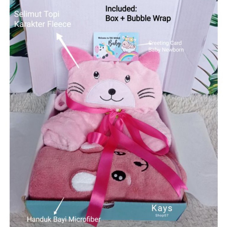 VIRAL Hampers Bayi Kado Hadiah Bayi Newborn Selimut Handuk