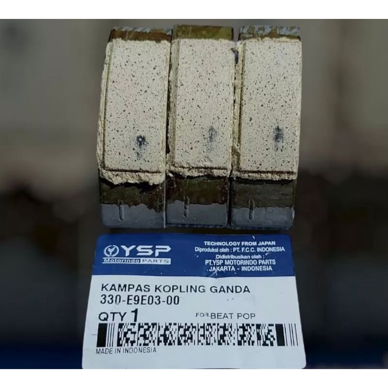 F.C.C Kampas Ganda Beat Pop Beat Esp Beat Street ORIGINAL.