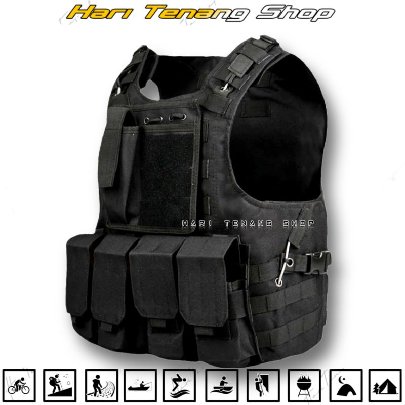 Rompi tactical/rompi/body vest tactical/rompi pria/rompi import