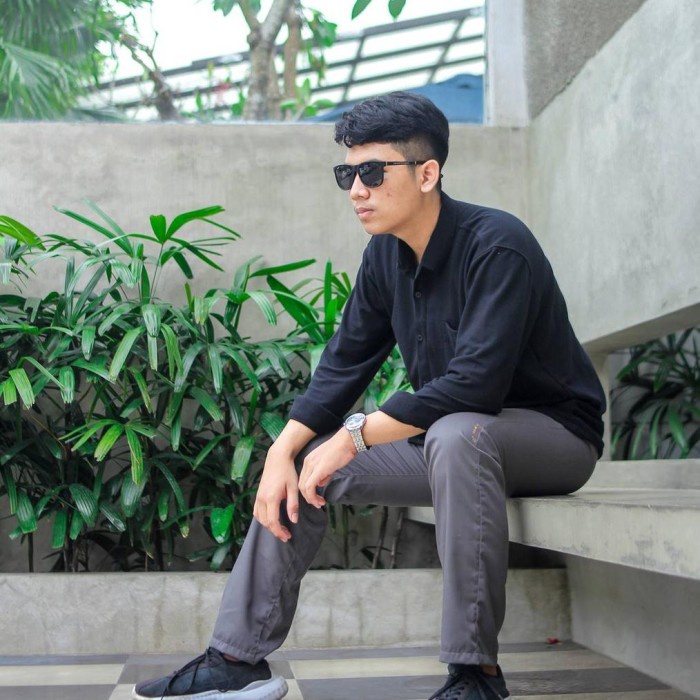 Kemeja Pria Big Size Pique Lengan Panjang Xxl - Xxxxxxlkemquewarna