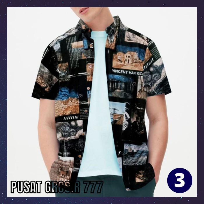 Baju Kemeja Distro Pria / Kemeja Distro Cowok / Baju Distro Pke 06