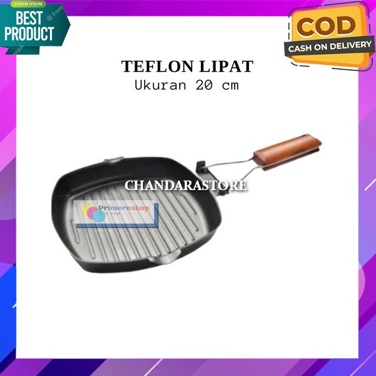 Grill Pan Square 20 Cm Wajan Lipat Teflon Steak Tebal Oven Untuk Bbq Barbeque Grill Pan T8Z2 Korean 
