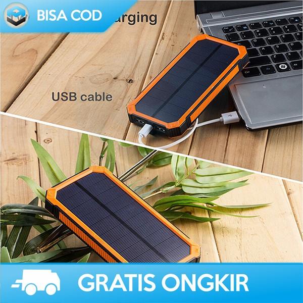 Powerbank Solar Powerbank Surya Cell Power By Allpowers Es100 20000 Mah Original