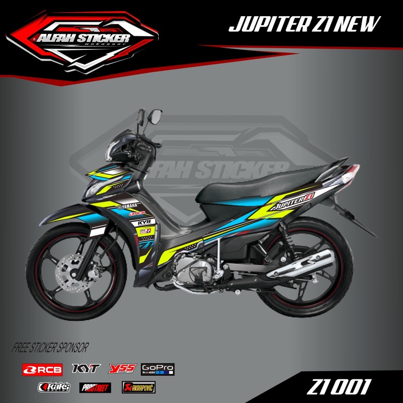 Stiker motor  Jupiter Z1 New yamaha racing
