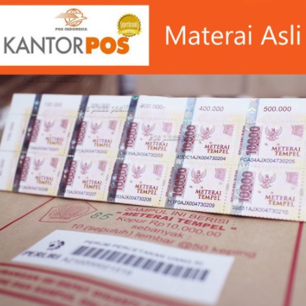 

51 READY STOCK MATERAI 10000 MATERAI ASLI AGEN RESMI - BISA ECER ✭Serba Murah