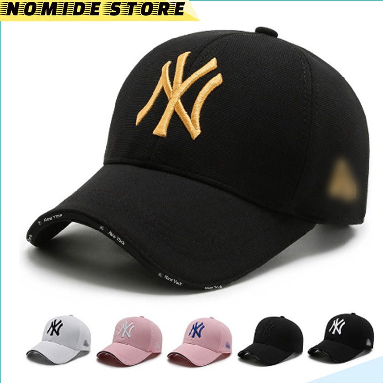TERBAIK Topi Baseball NY Polos Bahan Cotton Topi Baseball NY Topi Distro Topi Baseball Bordir Topi P