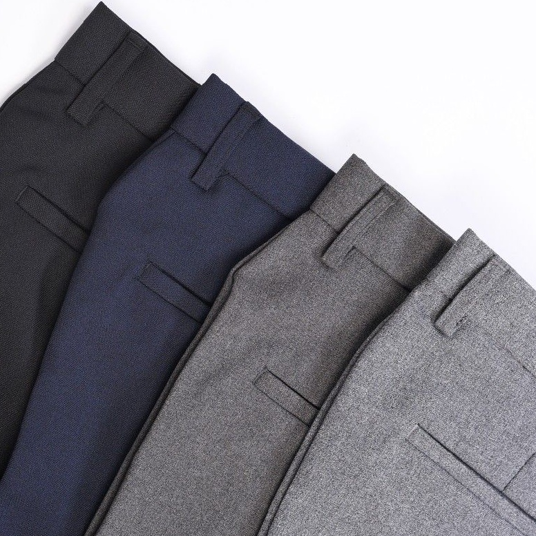 BOOMING ERJEE - Celana Bahan Formal Pria Slimfit Size 27 Sampai 38