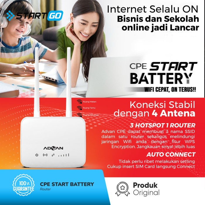 NEW SERIES ADVAN CPE ROUTER START GARANSI RESMI ORIGINAL