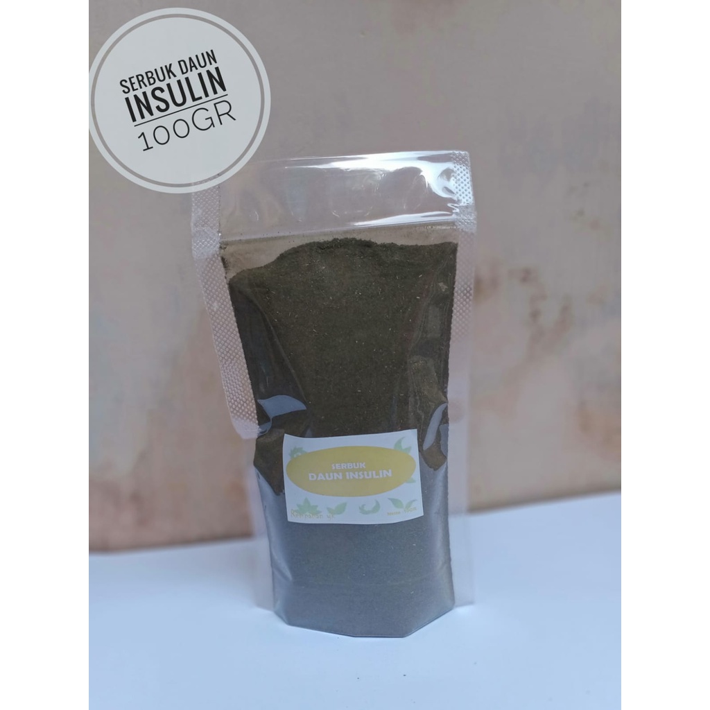 

Serbuk daun insulin 100gr herbal bubuk daun insulin 100gr