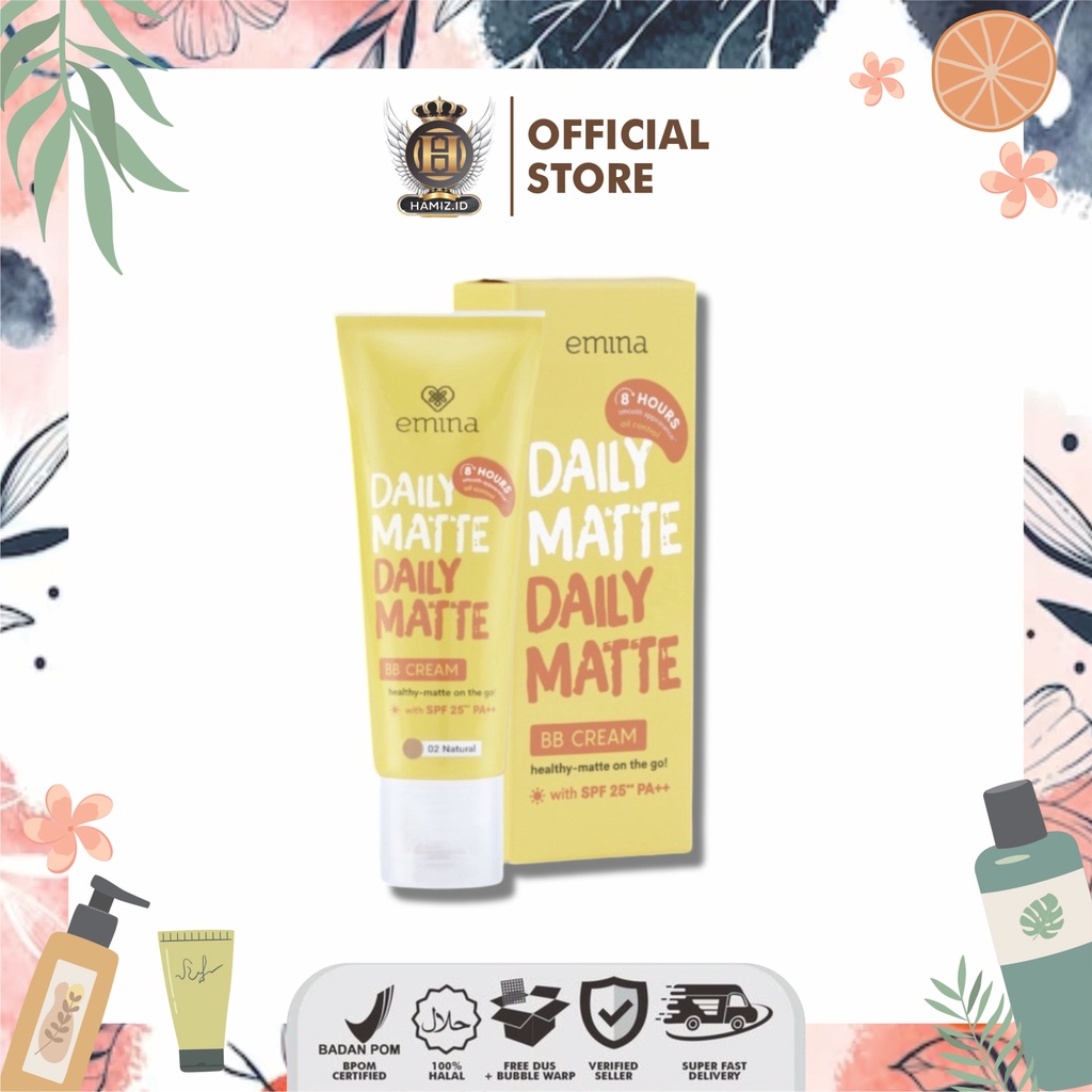 Emina Daily Matte BB Cream - Alas Bedak 16 gr