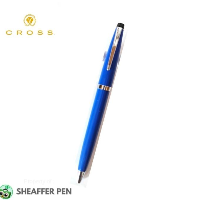 

Cross Pen Solo Classic Blue with Chrome Trim Ballpoint ---NEW READY---