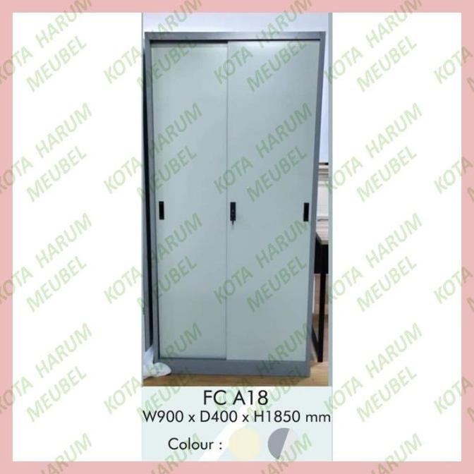 

lemari arsip kantor besi pintu sliding geser fc a18 fca 18 fc-a18 ---NEW READY---