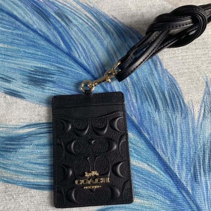 

COACH LANYARD PEMEGANG KARTU ID/NAME TAG DIY LANYARD EMBOSSED 65573 ---NEW READY---