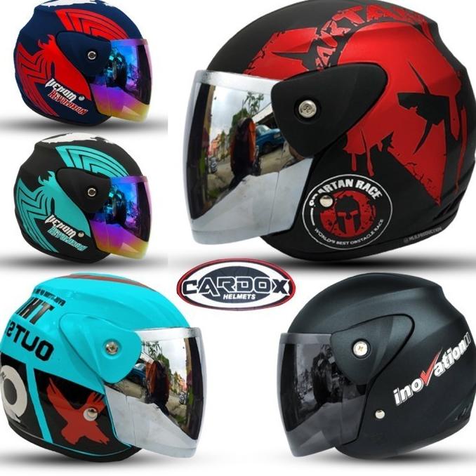 Helm Half Face Dewasa Evolution Seperti GM Original Pria Wanita SNI