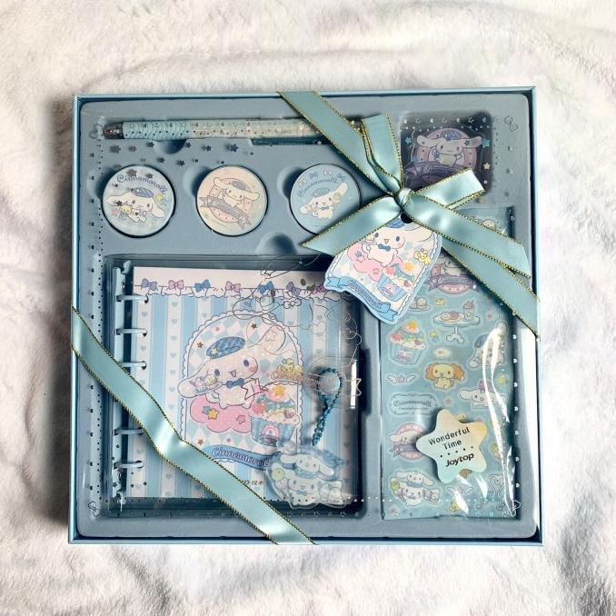 

Gift Set Alat Tulis Binder Buku Washi Tape Stationery Sanrio Kuromi ---NEW READY---