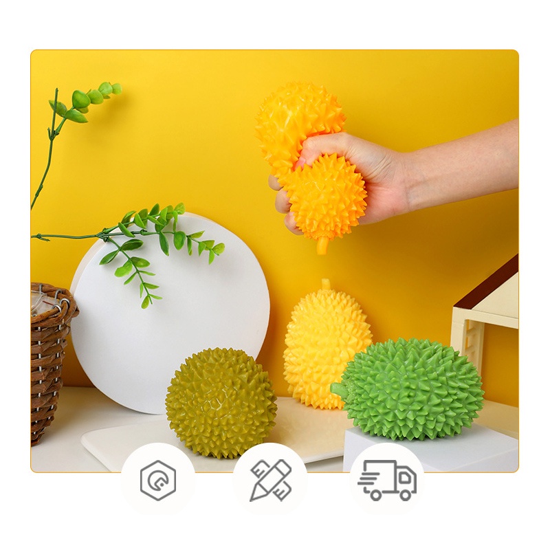 Holiven Mainan Durian Penghilang Stress Squishy