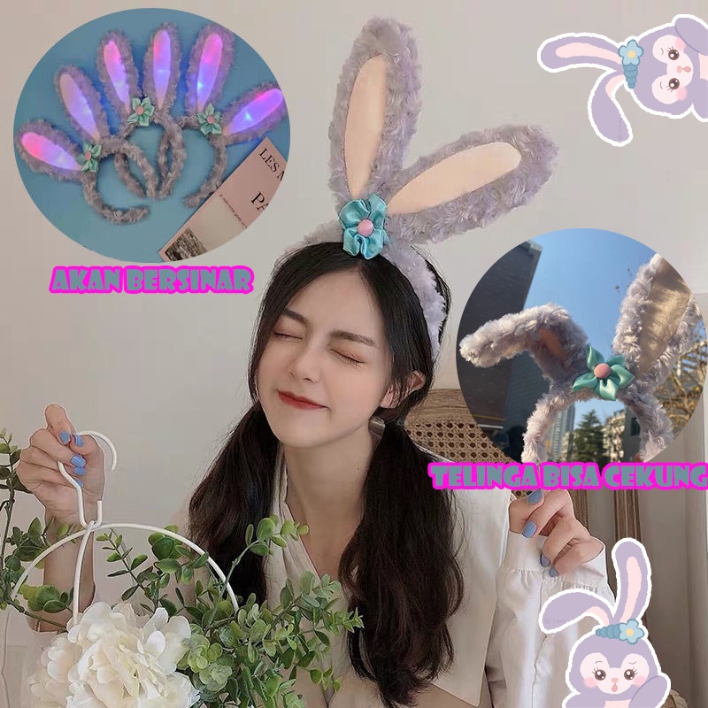 Holiven Versi Korea Ikat Kepala Xingdailu Telinga Kelinci Busur Ikat Kepala