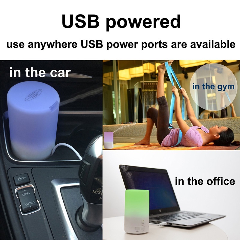 Holiven 100% ORI Aroma Diffuser 125ML Aromaterapi Humidifier