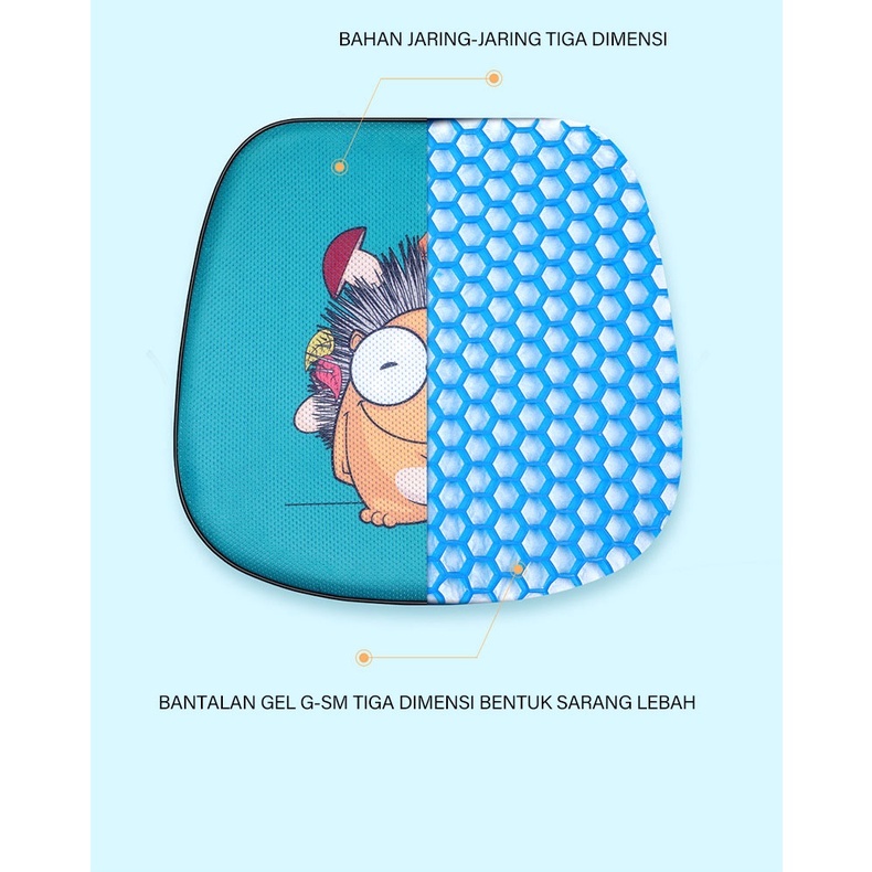 Holiven Bantal Dudukan Kursi Mobil 4 Musim Breathable