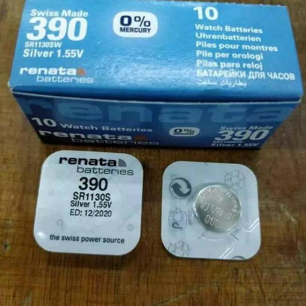 Promo Renata 390 Batre jam tangan Renata SR1130SW Original