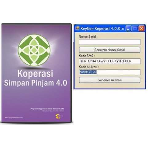 Program aplikasi software Koperasi V.4.0 Full Unlimited Keygen