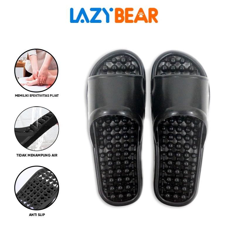 New Lazy Bear Sandal Terapi / H09 Sendal Rematik Plastik /Sandal Refleksi Duri / Piijat Refleksi Kes